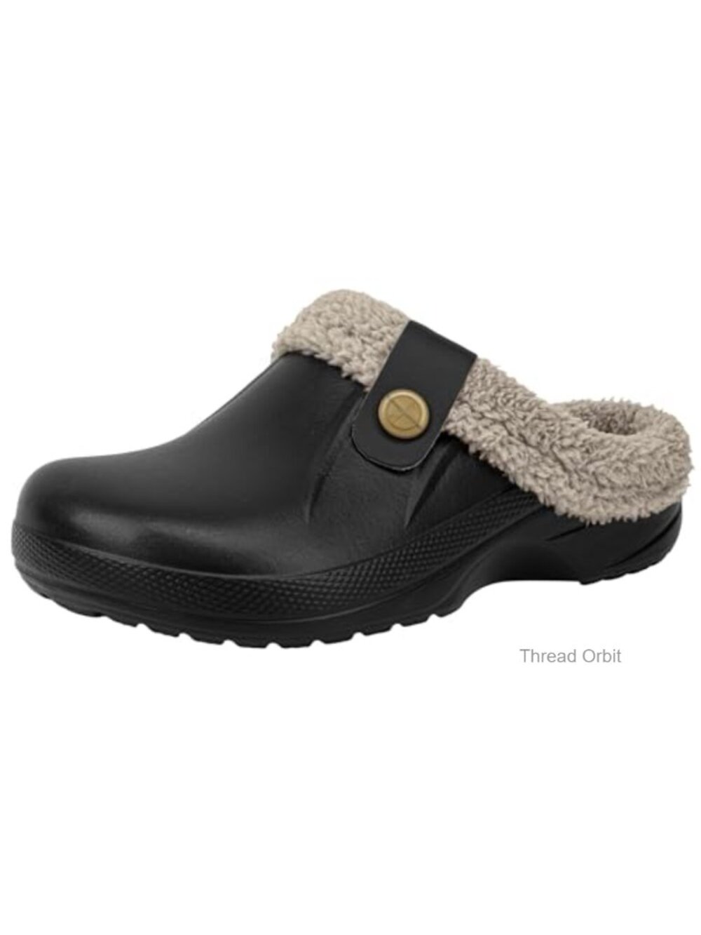 Fur Lined Clogs Fuzzy Slippers Memory Foam Waterproof Indoor Outdoor